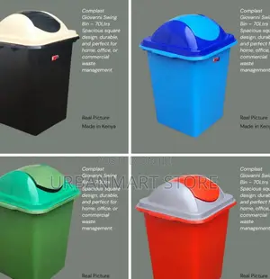 70 Litres Complast Giovanni Heavy-Duty Swing Waste Bin