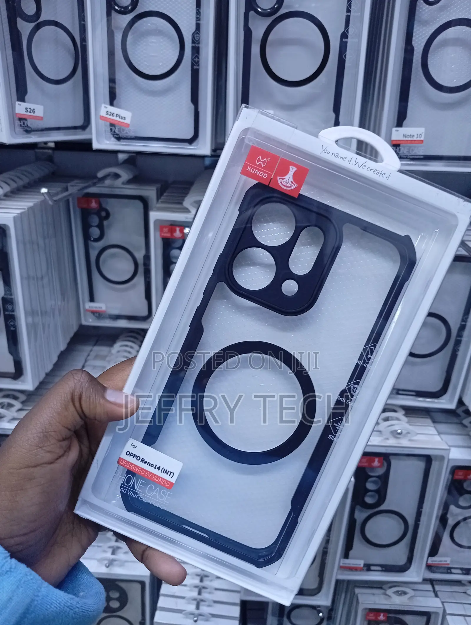 Oppo Reno14 Clear Acrylic Backplate Case