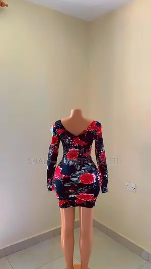 Stunning Floral Bodycon Mini Dress