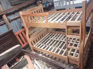 4x6 Bunk Bed With Clear Varnish