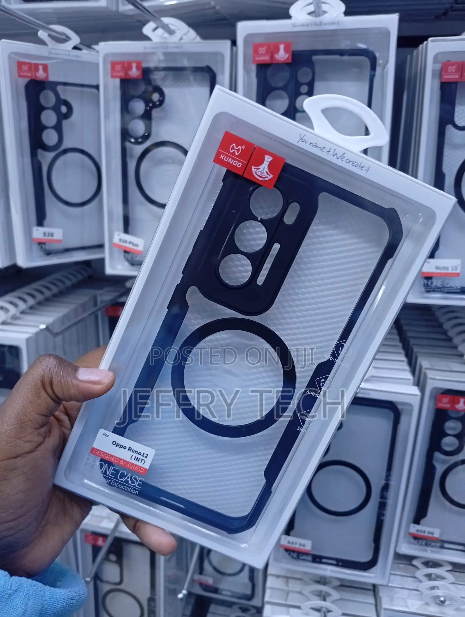 Oppo Reno12 Anti-Yellowing Hard Acrylic Backplate Case