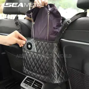 Pu Leather Car in Between Seat Organizer