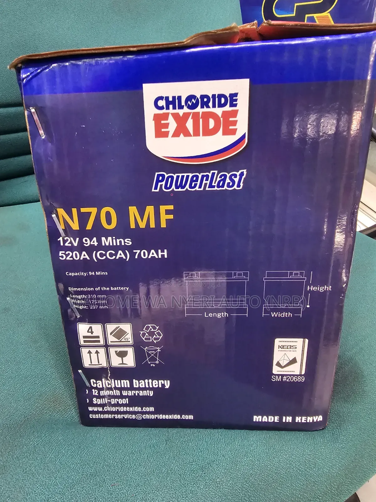 Chloride Powerlast N70mf