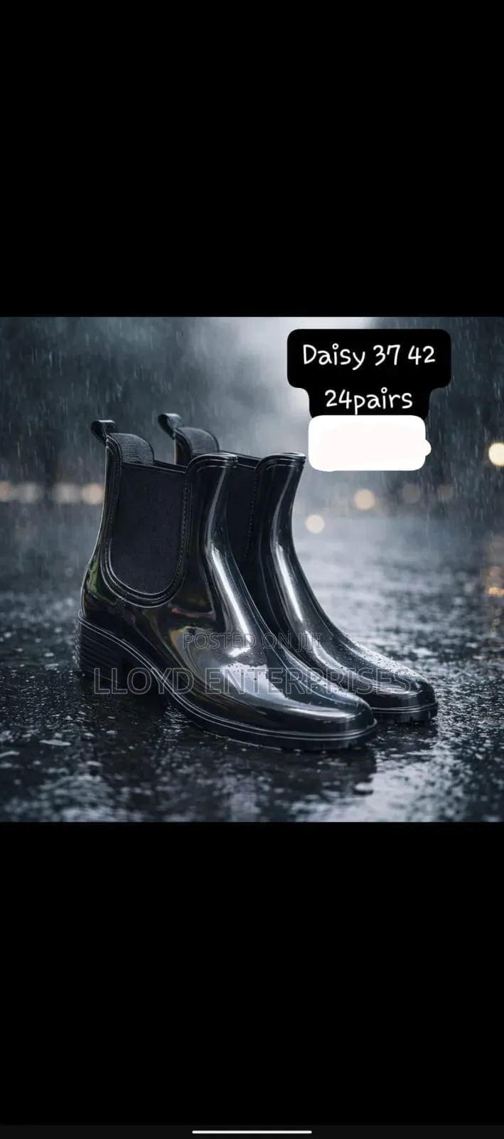 Beat the Rain Daisy Boots Size 37-42