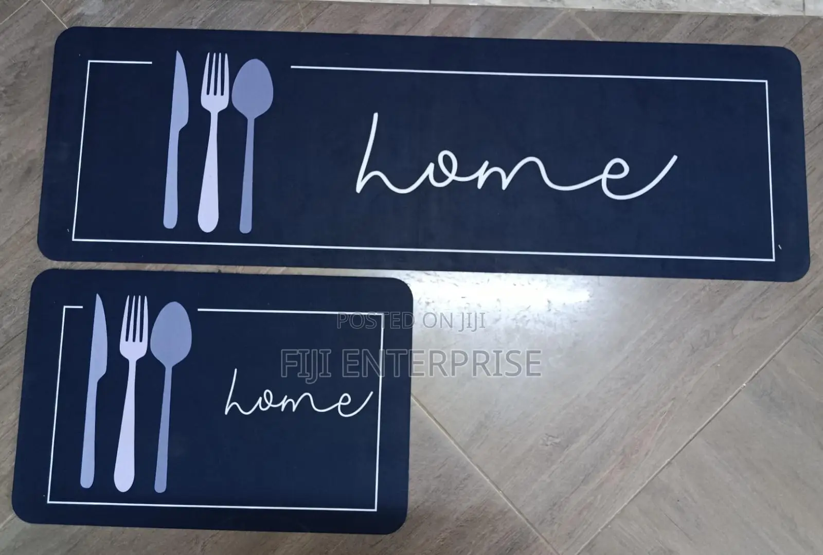 2-Piece Kitchen Mat Set – 120×45cm 75×45cm | Anti-Fatigue |