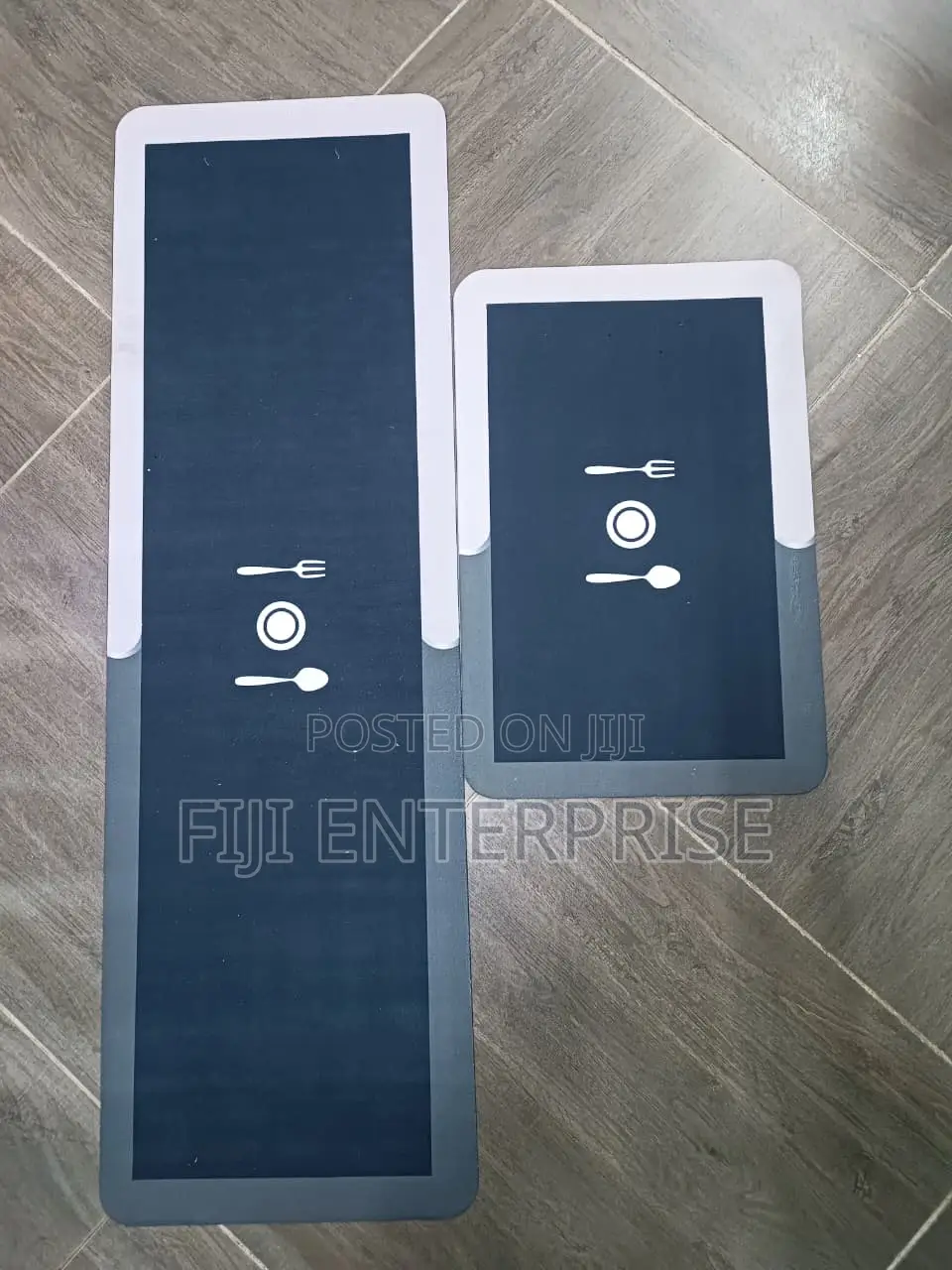 2-Piece Kitchen Mat Set – 120×45cm 75×45cm | Anti-Fatigue |