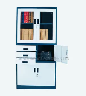 4-Door Steel Cabinet With Safe
