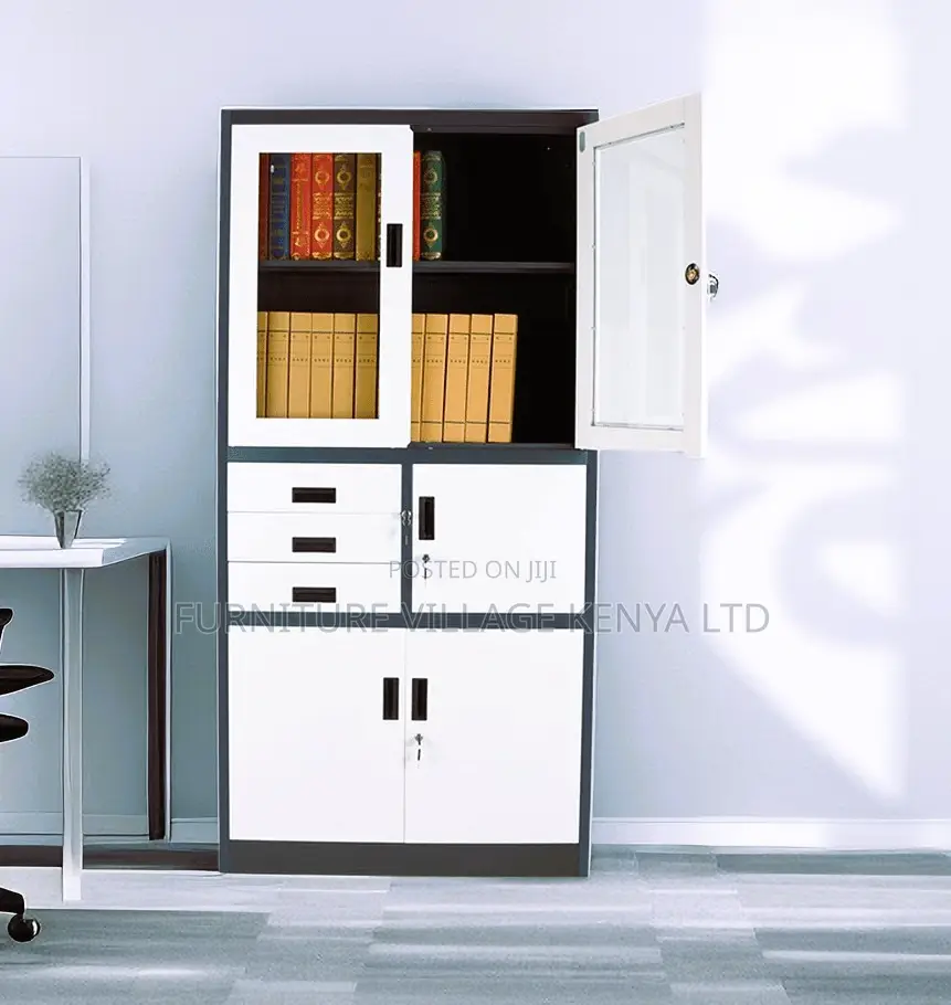 4-Door Steel Cabinet With Safe