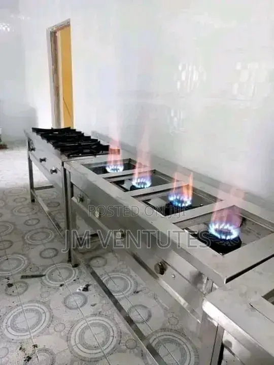 Stainless Steel Three Burner