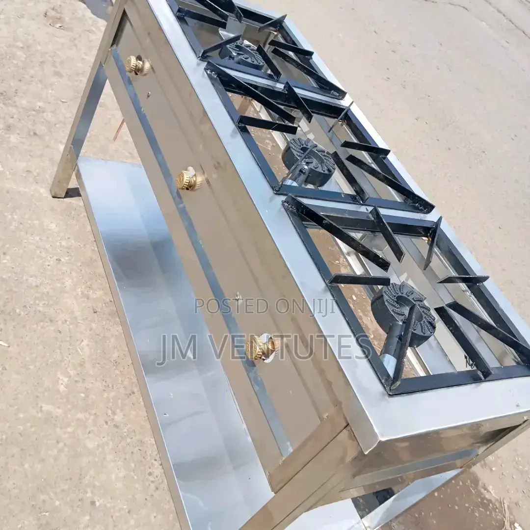Stainless Steel Three Burner