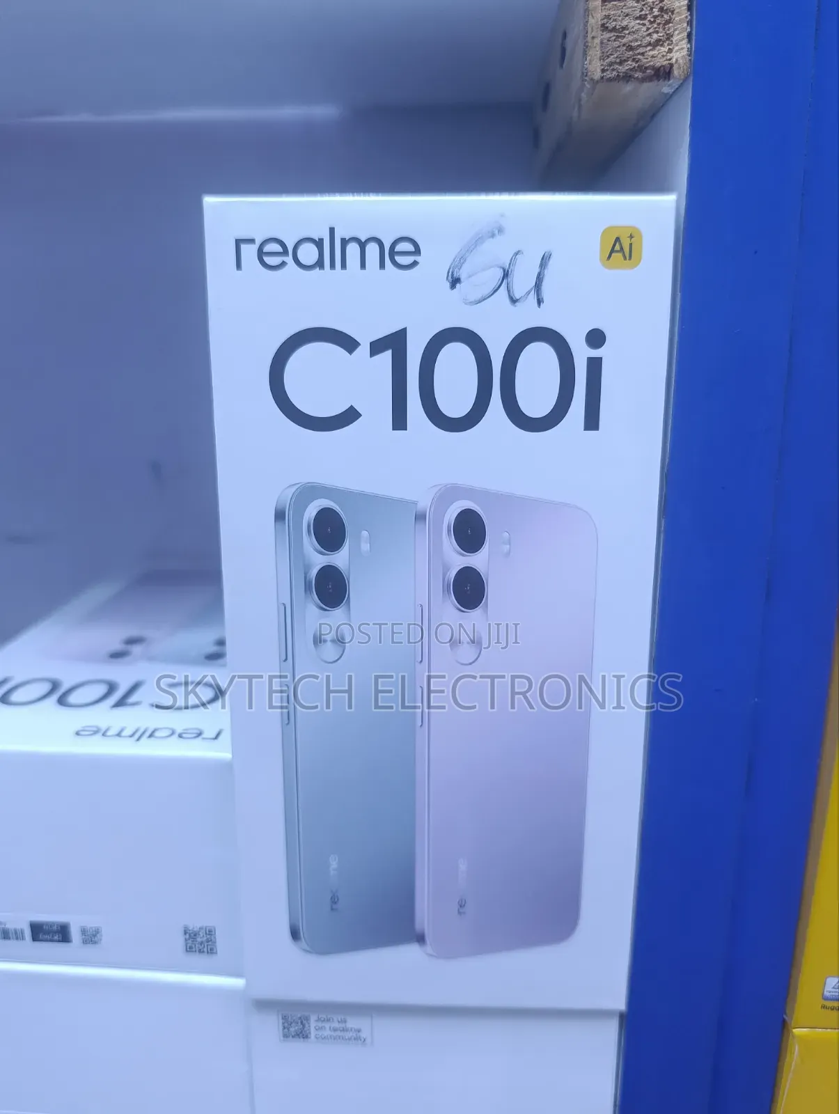 New Realme C100i 128 GB White