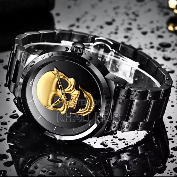 Lige Skull Water Resistant Gents Watch #Lg9876