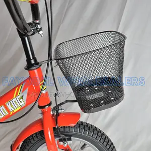 Premier Lion Kids Bicycle – Red 12-Inch With Training Wheels