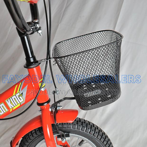 Premier Lion Kids Bicycle – Red 12-Inch With Training Wheels