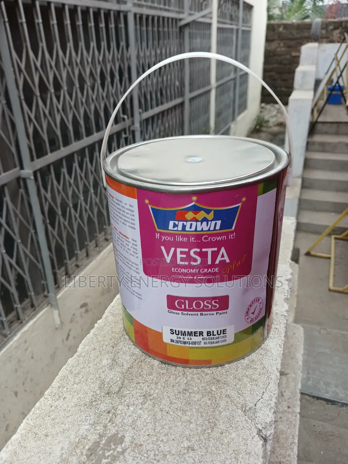 Economy Vesta Gloss Summer Blue 4litres