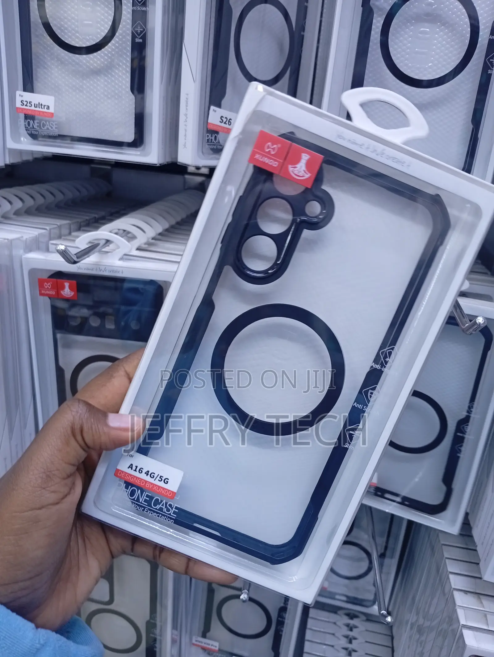 Samsung Galaxy A16, Featuring a Clear Back Panel Cover