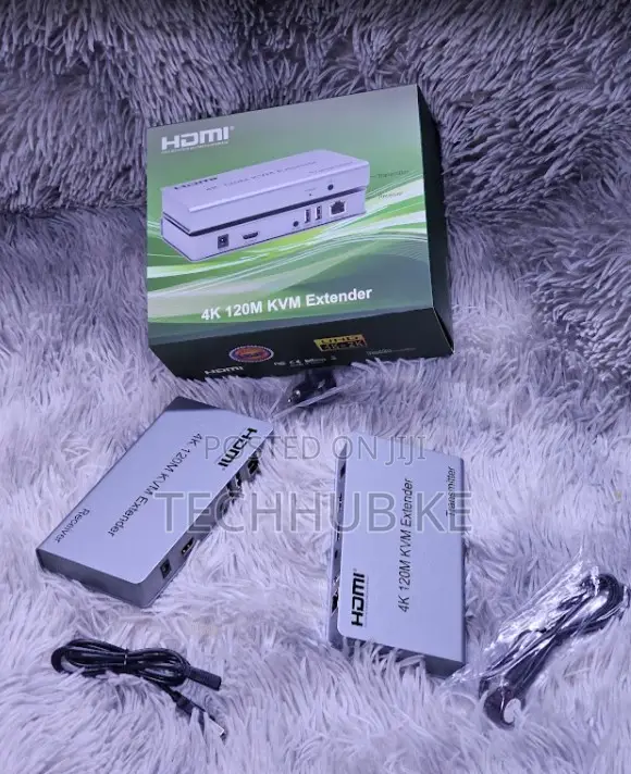 Hdmi KVM Extender 120m Over Network Cable Cat5e/Cat6