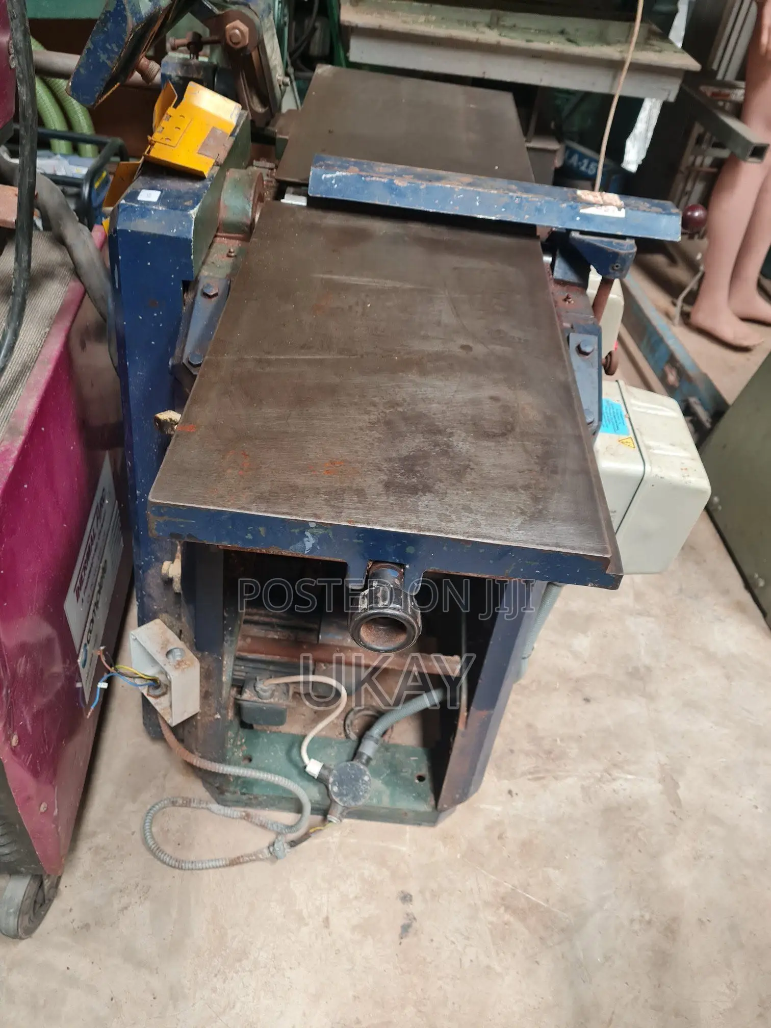 Wadkin Cast Iron Planer-thicknesser Combination Machine.