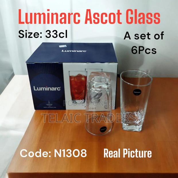 6pcs Luminarc Glasses