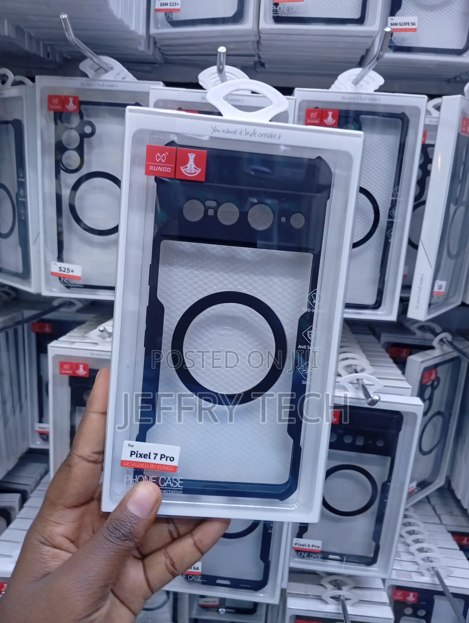Google Pixel 7 Pro Soft Outer Protective Frame Case