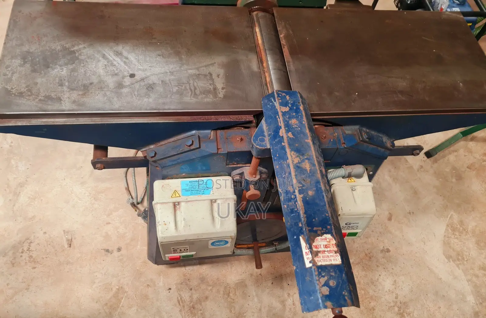 Wadkin Cast Iron Planer-thicknesser Combination Machine.