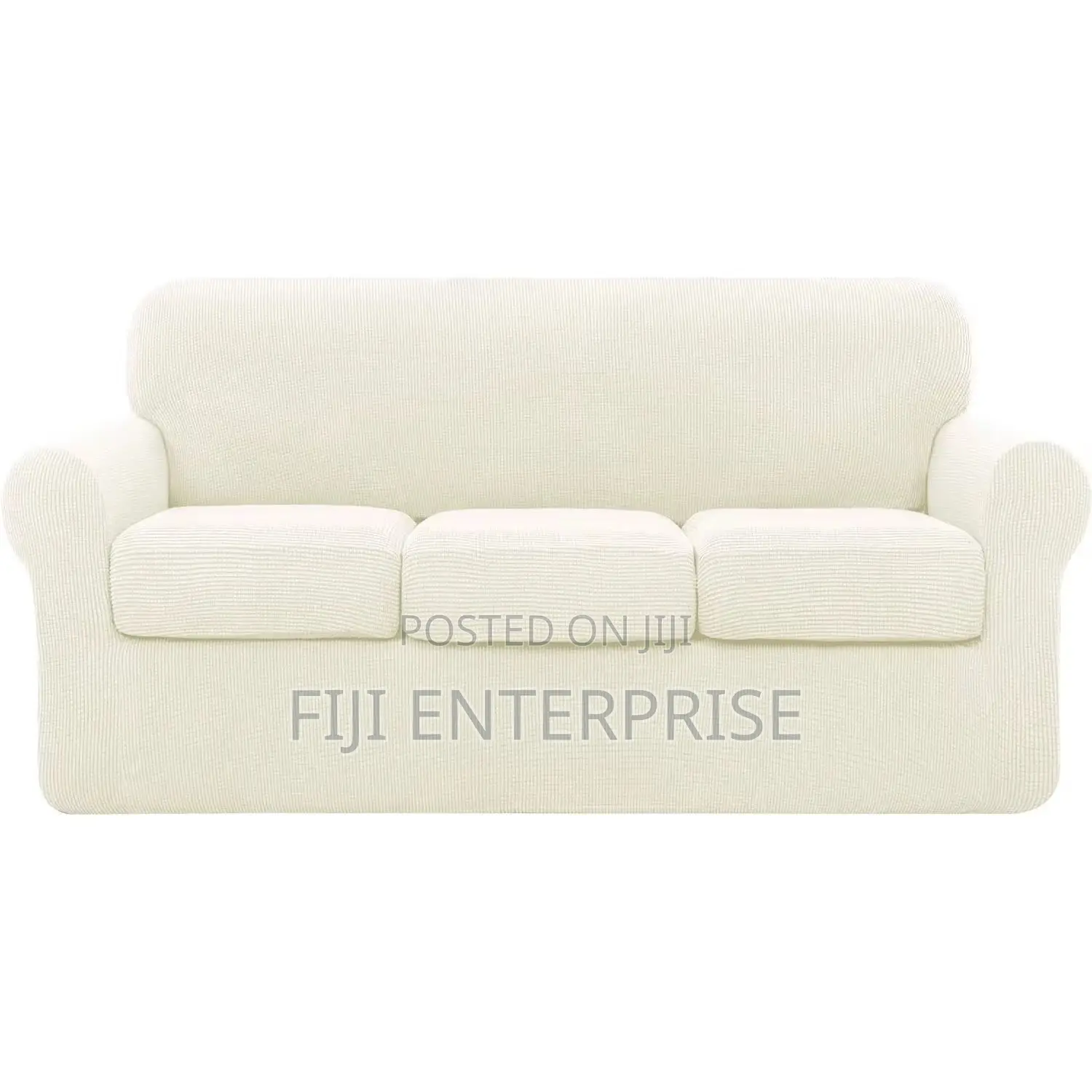 Jacquard Slip Sofa Covers + Matching Cushion Covers Machine Washable
