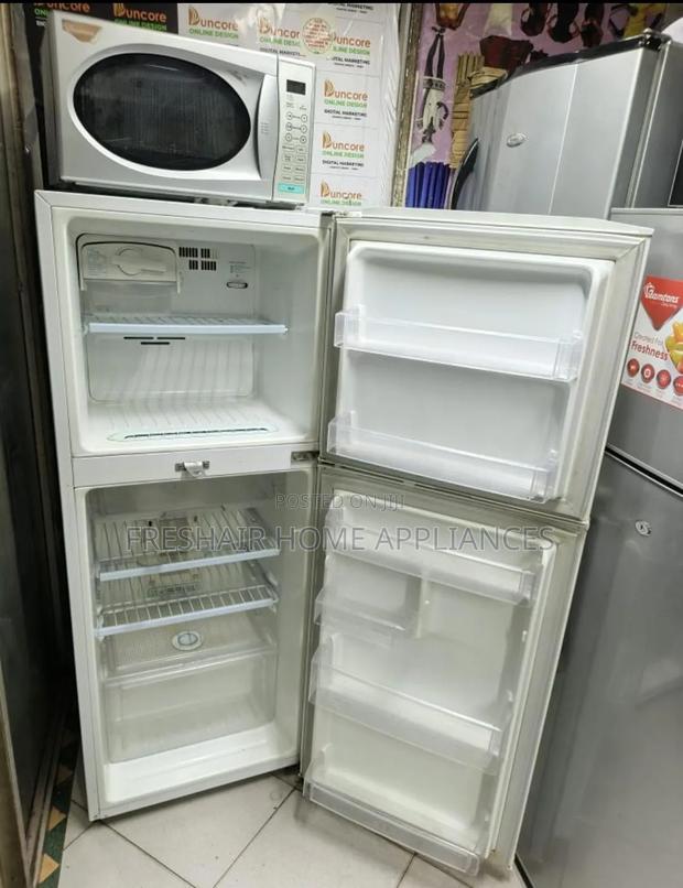 Specious White Double Door Refrigerator - main view