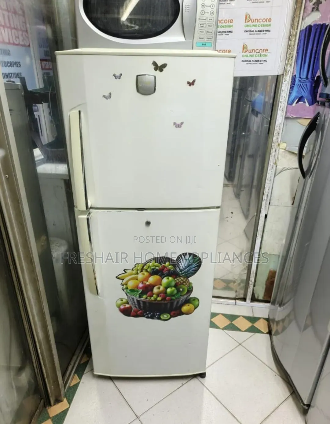 Specious White Double Door Refrigerator