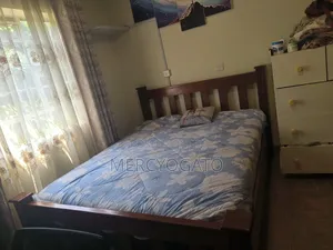 Bed 5*6 Strong and Heavy Mahogany