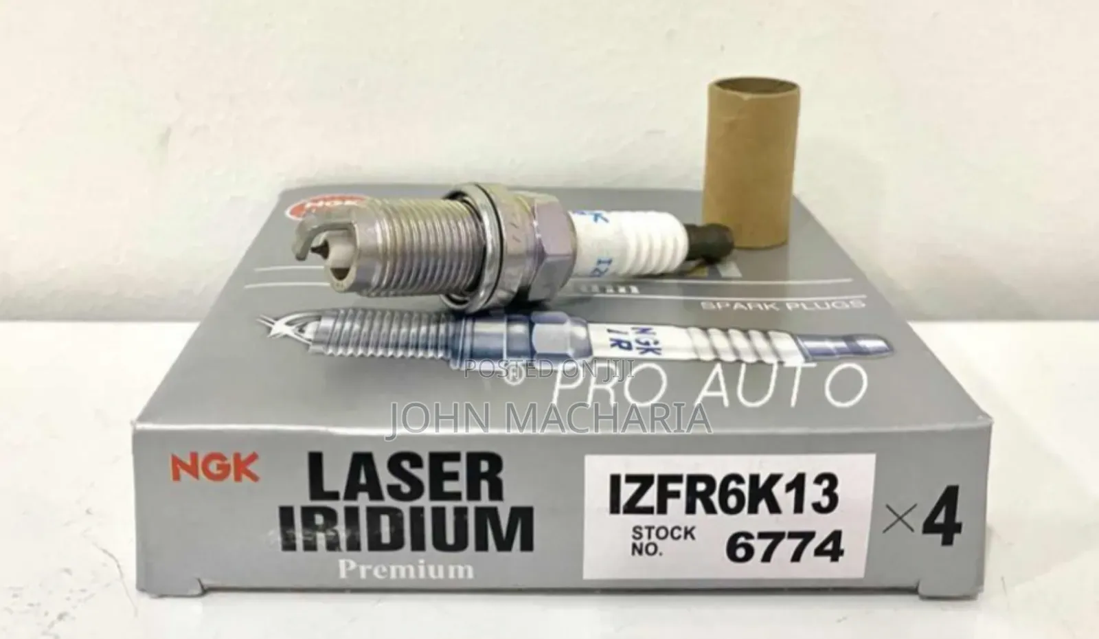 Genuine Laser Iridium Sparkplug Part No Izfr6k113, 6774 Honda Airwave