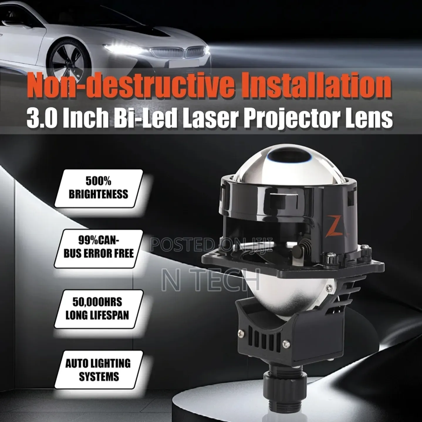 Zdp08 3.0" 110w Bi-Led Projector Headlight