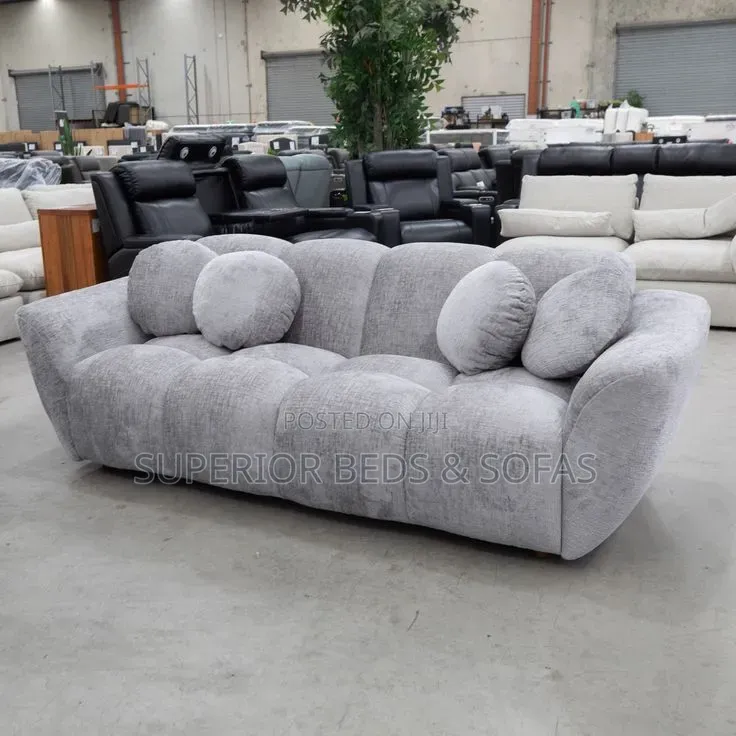 2 Seater Bubble Sofa With Bolster Pillows: Free Delivery