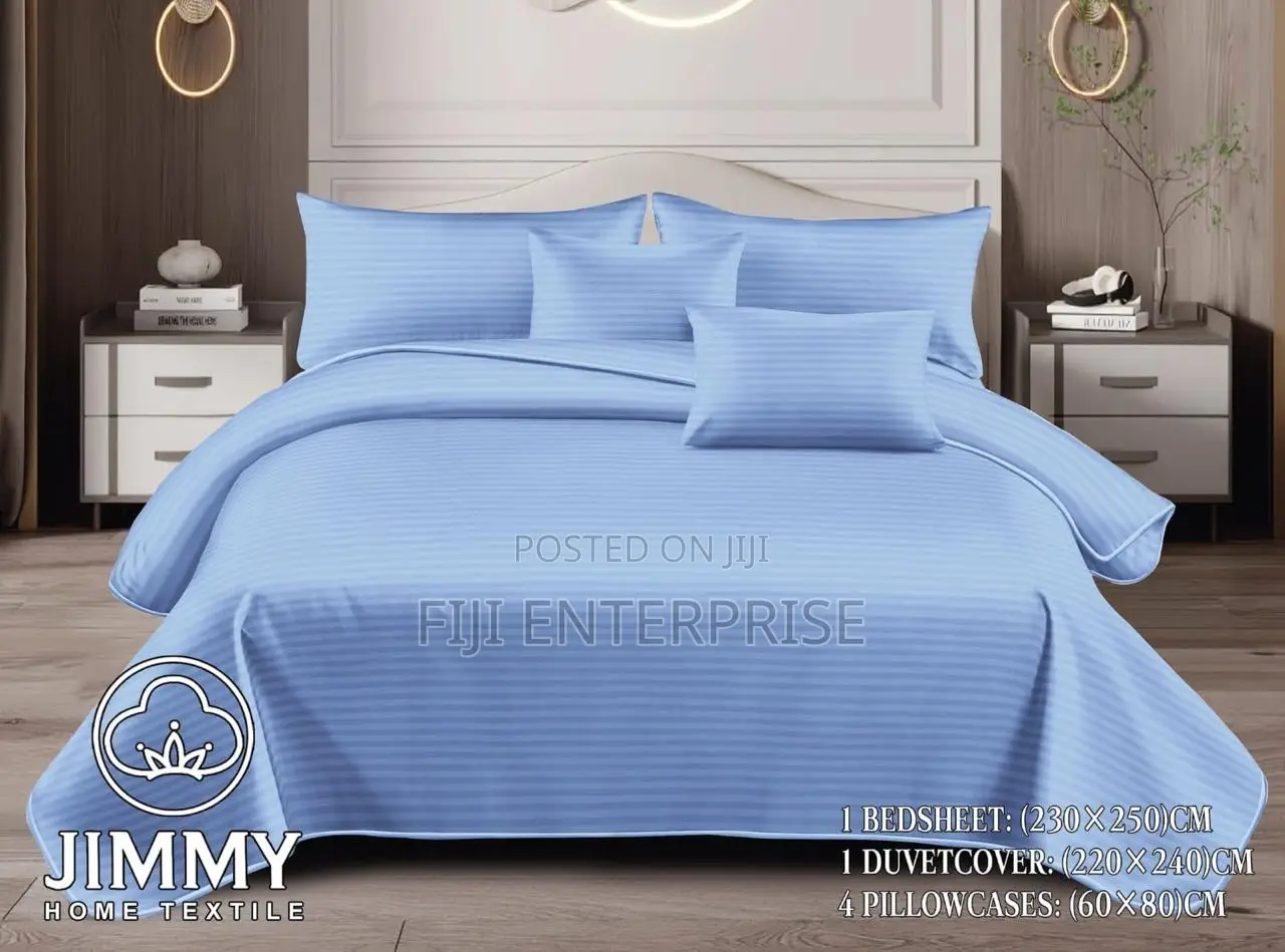 6-Piece Heavy Cotton Duvet Cover Set – 5×6, 6×6 6×7 | 4 Pillowcases