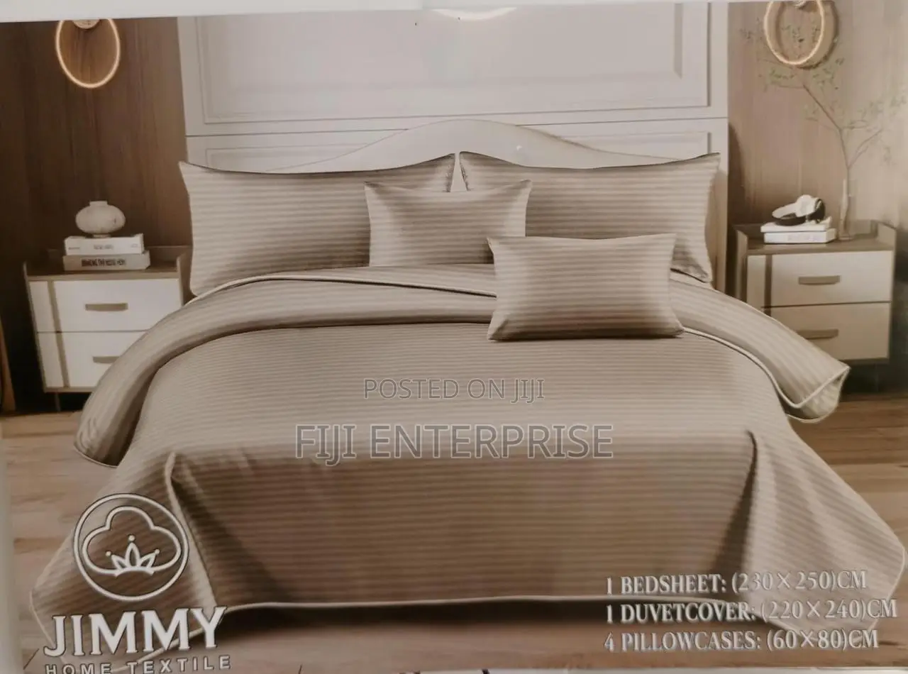 6-Piece Heavy Cotton Duvet Cover Set – 5×6, 6×6 6×7 | 4 Pillowcases