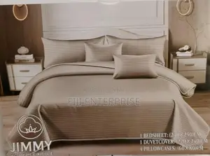 6-Piece Heavy Cotton Duvet Cover Set – 5×6, 6×6 6×7 | 4 Pillowcases