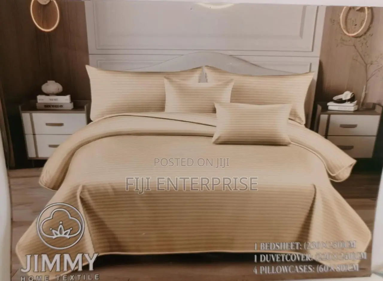6-Piece Heavy Cotton Duvet Cover Set – 5×6, 6×6 6×7 | 4 Pillowcases
