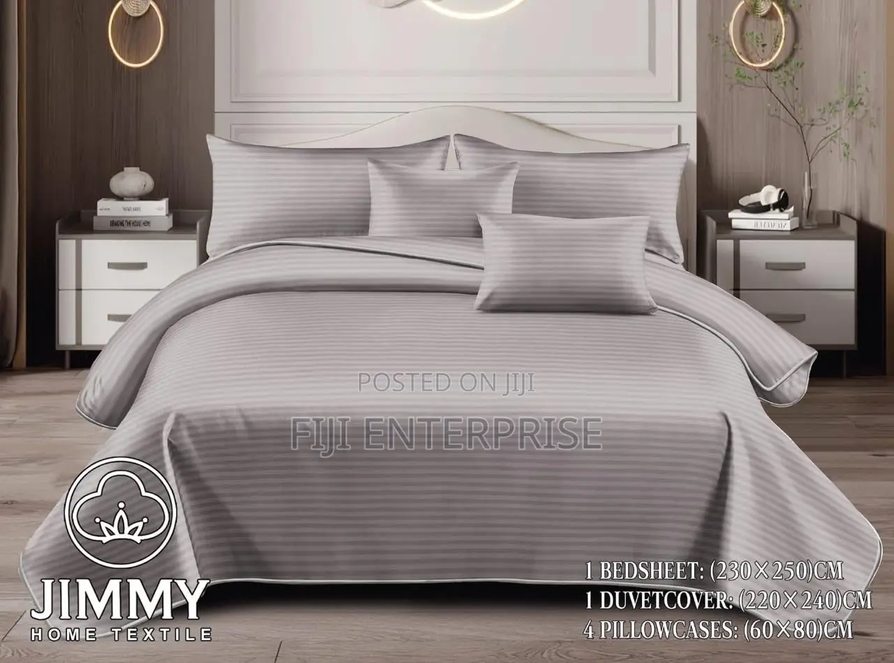 6-Piece Heavy Cotton Duvet Cover Set – 5×6, 6×6 6×7 | 4 Pillowcases