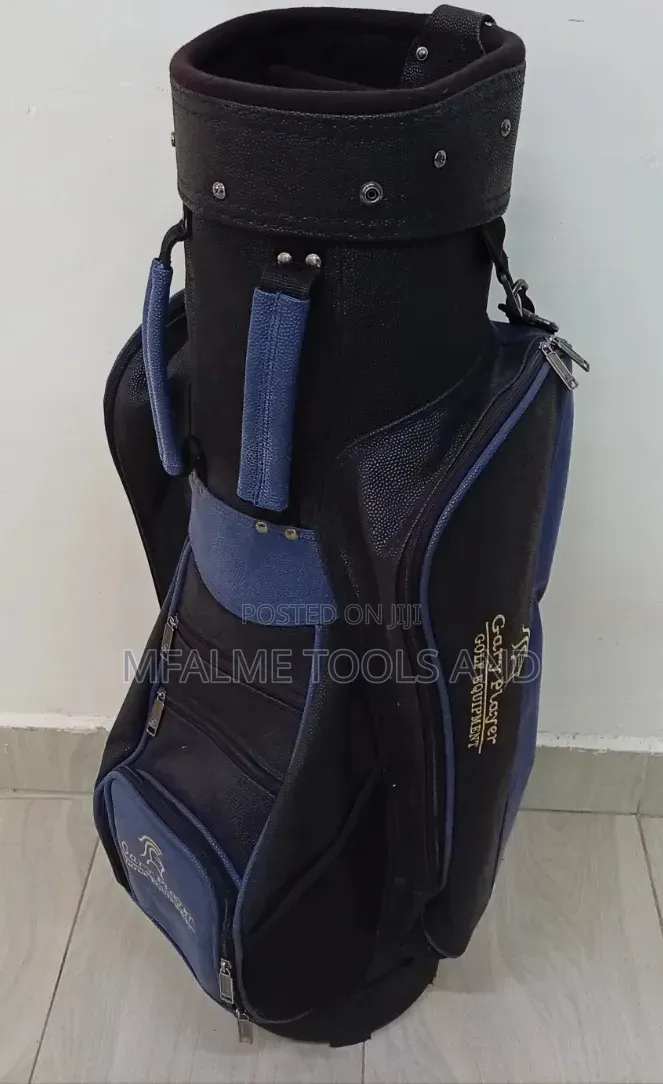 Ex-Uk Genuine Leather Gary Player Golf Bag