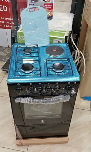 50×55 Euroken 3+1 Standing Cooker With Electric Oven Cooker