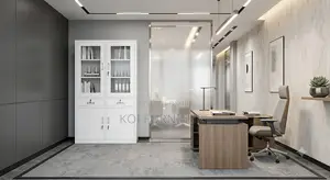 Office Caboinet; Two Doors Steel Grey Colored Filing Docs Cabinet
