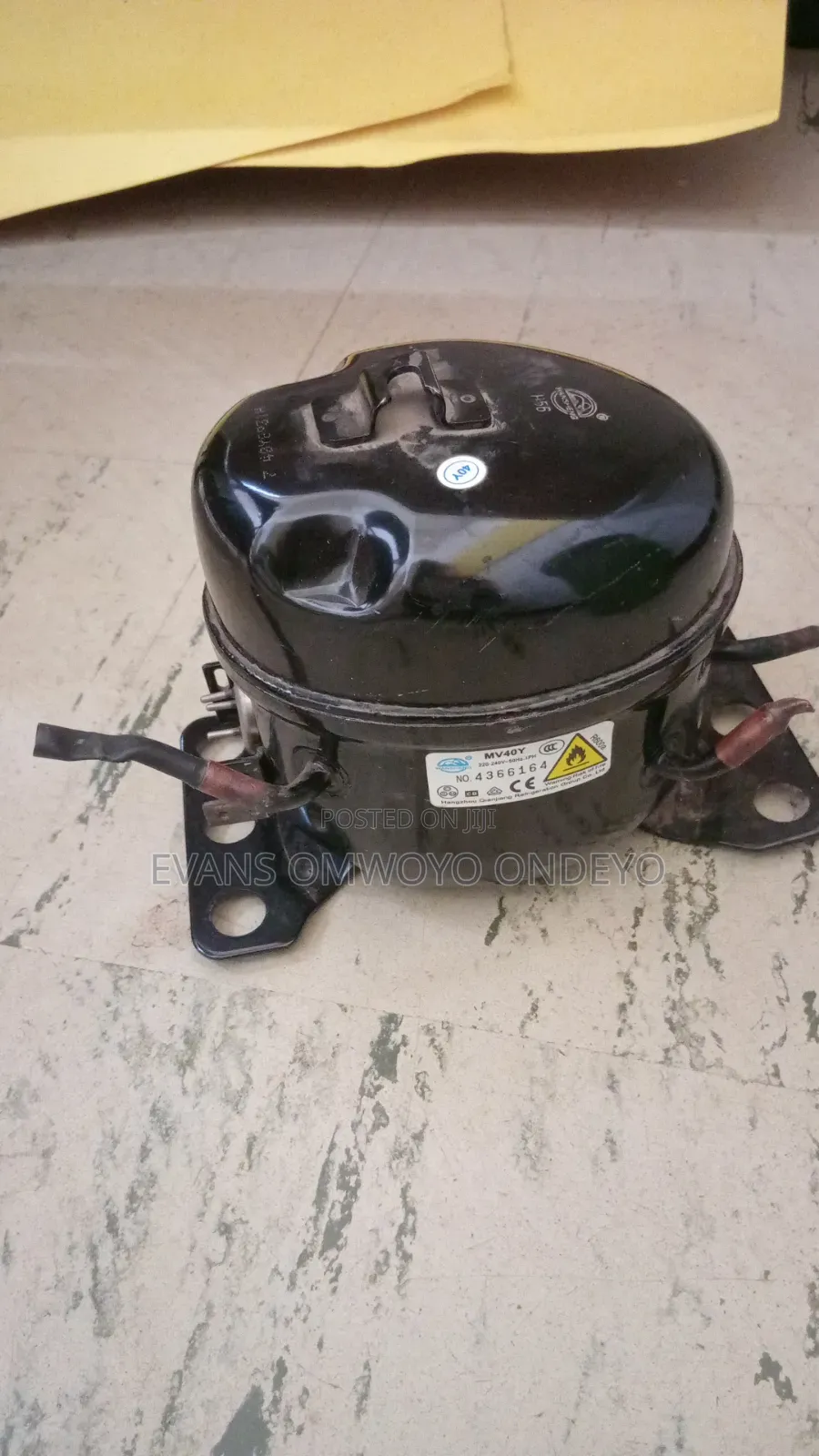 Mv40y R600a Fridge Compressor 1/6hp _Spares