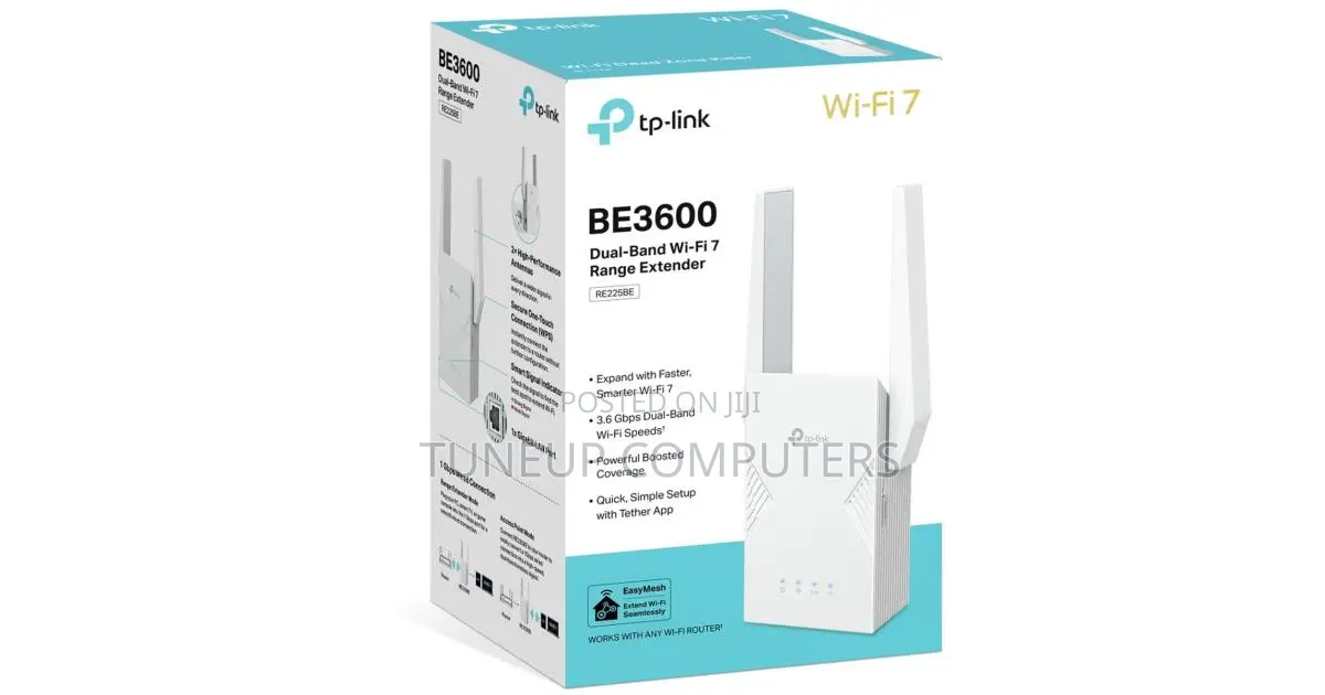 Tp-Link Be3600 Dual-Band Wi-Fi 7 Range Extender - Tl-Re225be