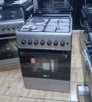 Mika Standing Cooker, 58cm X 58cm, 3 Gas 1e Mst58u31e3slem