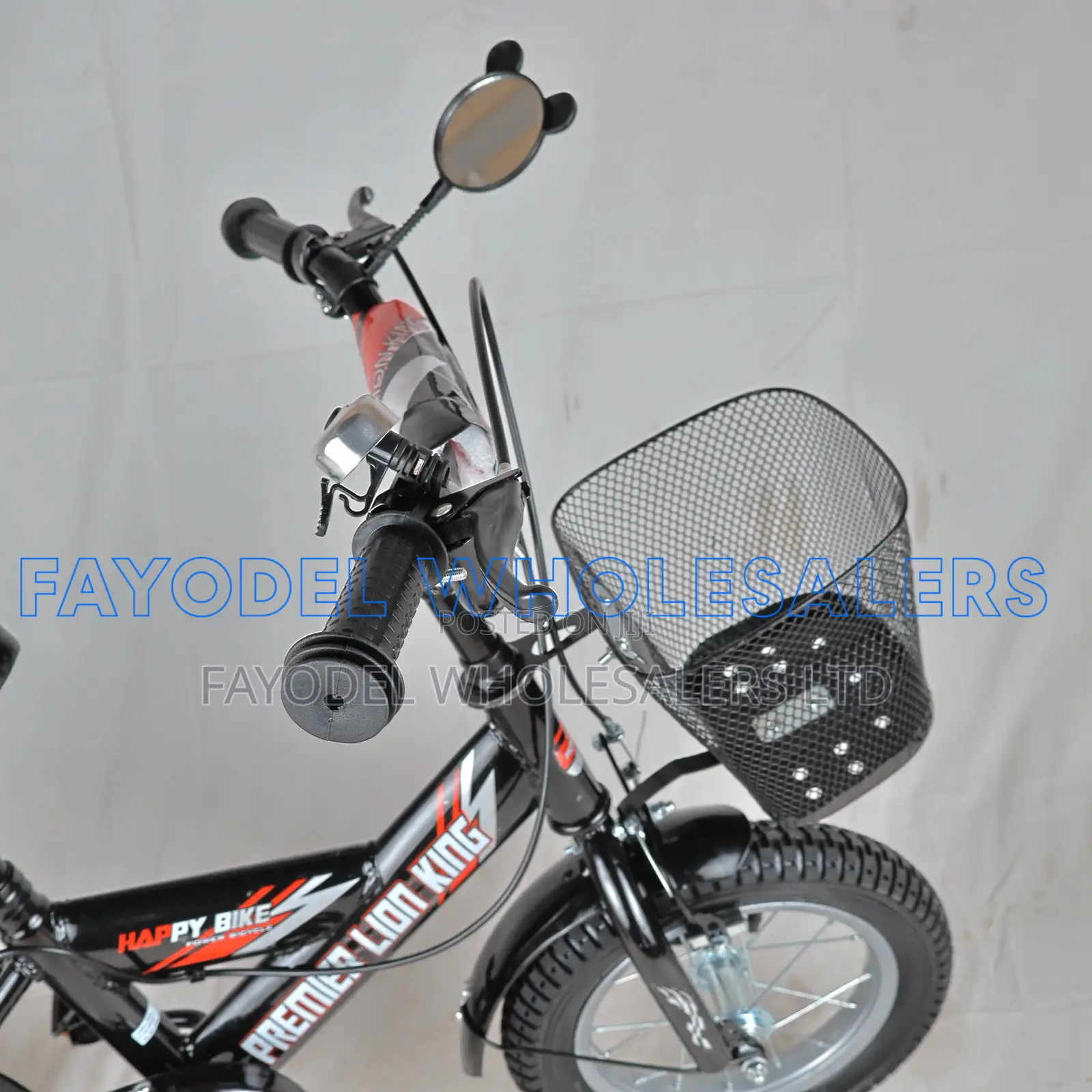 Black Premier Lion Kids Bicycle – Perfect for Beginners
