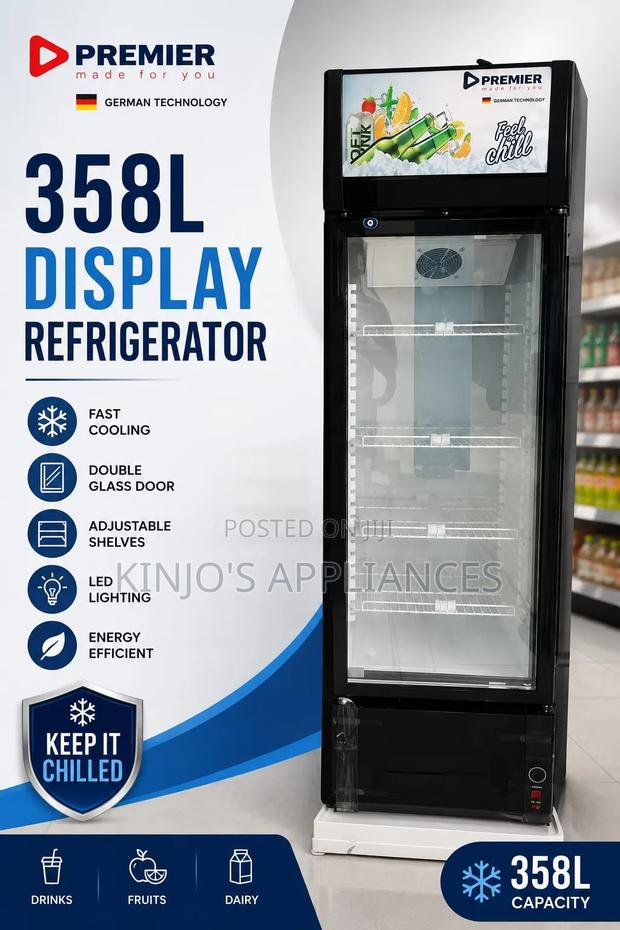 Premier 358l Display Showcase - main view