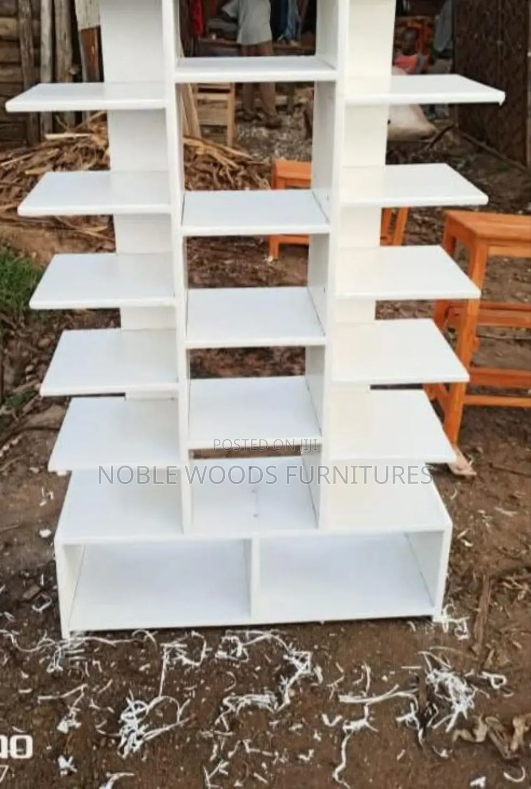 Contemporary Style Shoe Rack