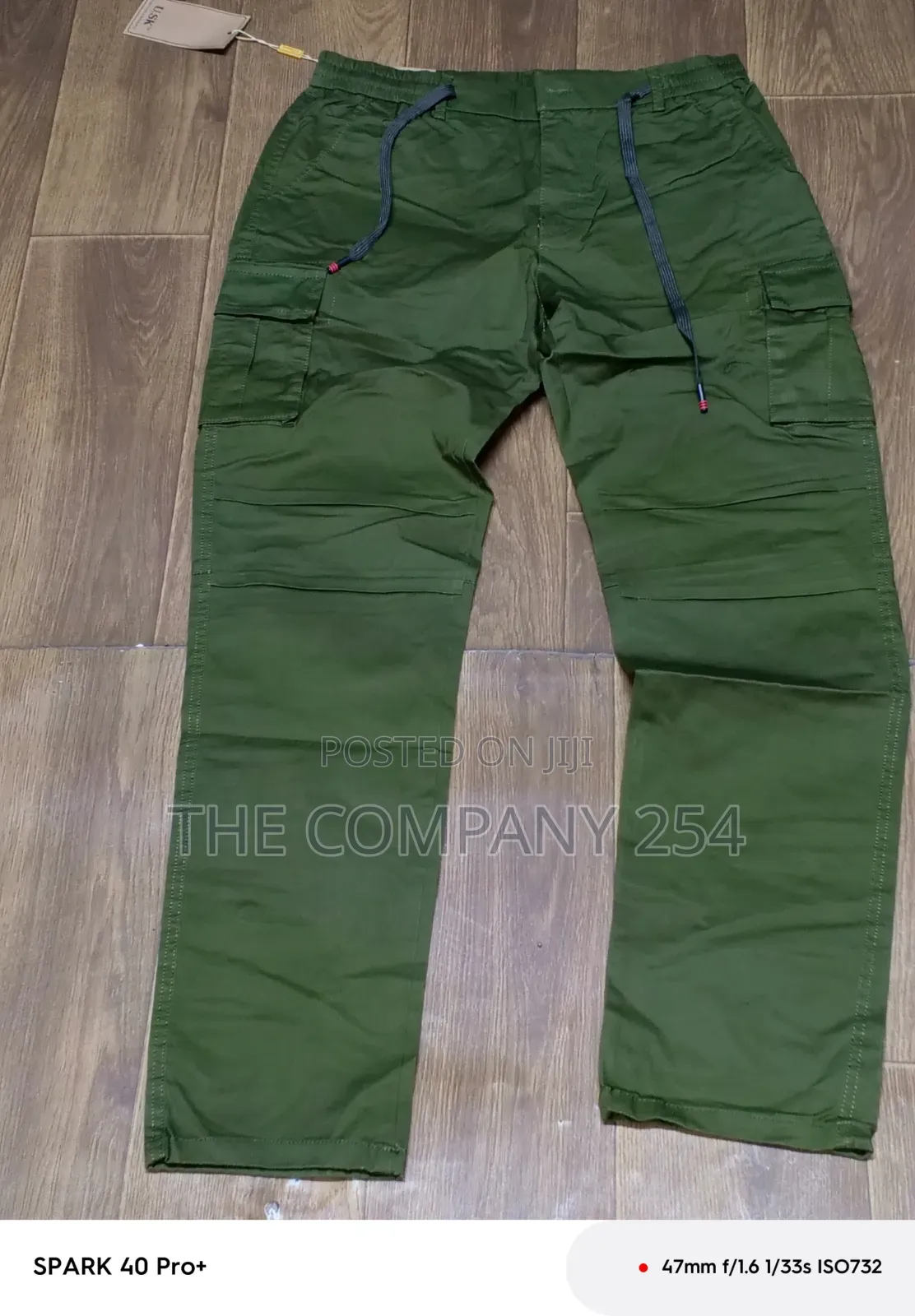 Quality Casual Designer Plain Double Side Pocket Straight Cargo Pants