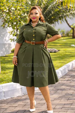 Soft Khaki Dress