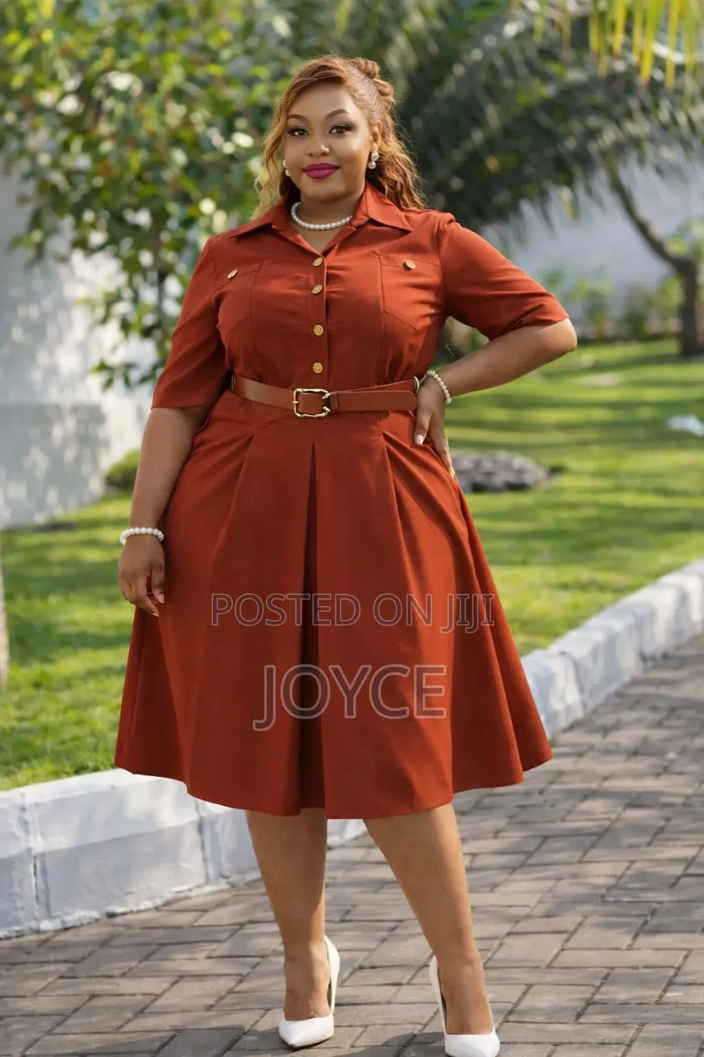 Soft Khaki Dress