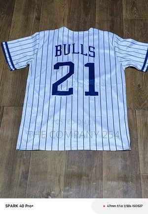 Quality Unisex Stripped Bulls Los Angeles Buttoned Baseball 116